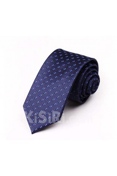 Blue Floral Microfiber NeckTie