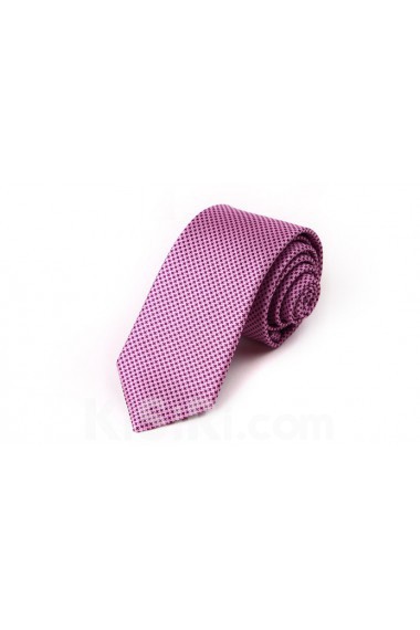 Pink Floral Microfiber NeckTie