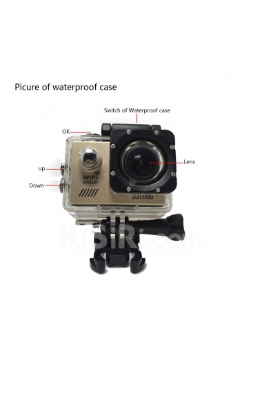  Wifi 1080P Media Player LCD 2.0 Waterproof 30m Micro SD Sport Camera SJ7000