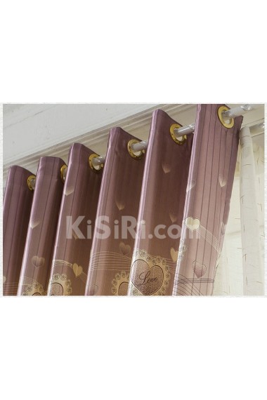 Floral Energy Saving Made to Measure Curtain (Two Panels)