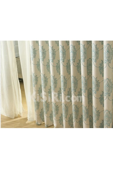 Floral Energy Saving Made to Measure Curtain (Two Panels)