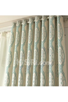 Floral Energy Saving Made to Measure Curtain (Two Panels)