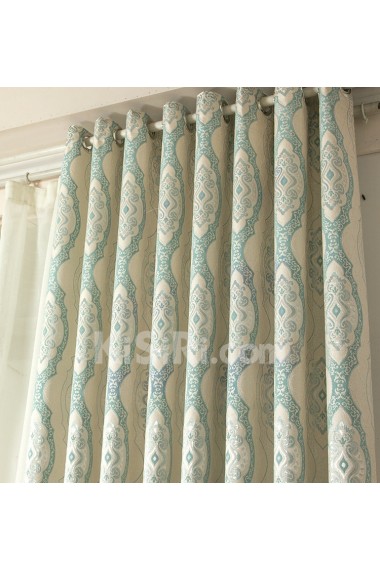 Floral Energy Saving Made to Measure Curtain (Two Panels)