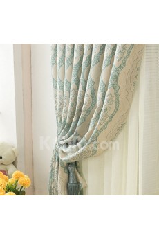 Floral Energy Saving Made to Measure Curtain (Two Panels)