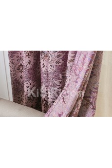 Floral Energy Saving Made to Measure Curtain (Two Panels)