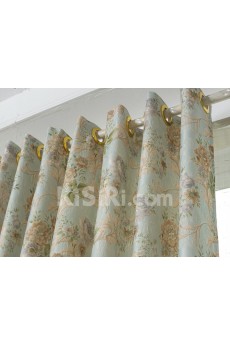 Floral Energy Saving Made to Measure Curtain (Two Panels)