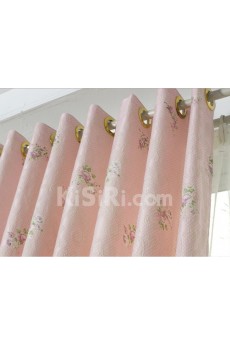 Floral Energy Saving Made to Measure Curtain (Two Panels)