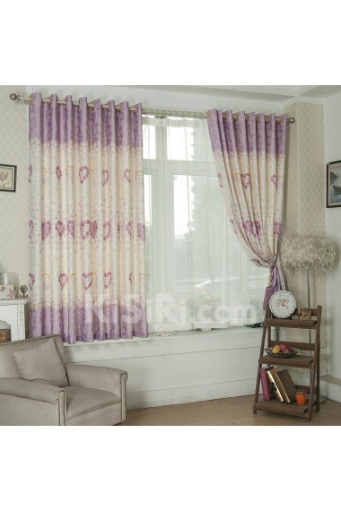 Polka Dot Energy Saving Made to Measure Curtain (Two Panels)