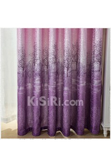 Floral Energy Saving Made to Measure Curtain (Two Panels)