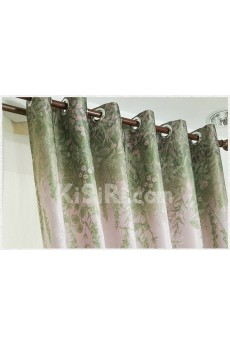 Floral Energy Saving Made to Measure Curtain (Two Panels)