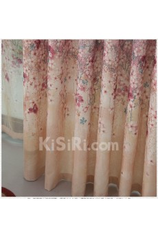 Floral Energy Saving Made to Measure Curtain (Two Panels)