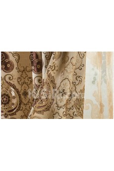 Floral Energy Saving Made to Measure Curtain (Two Panels)