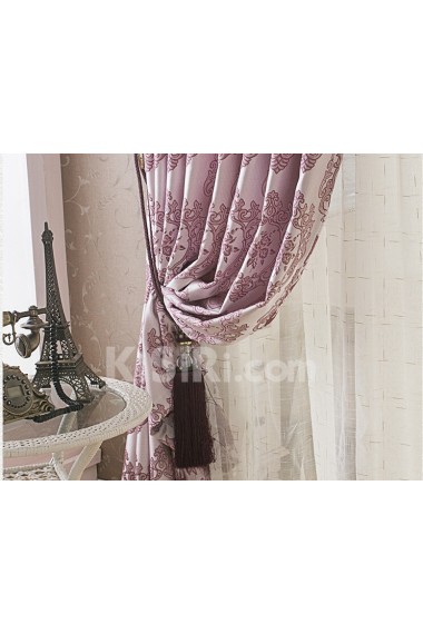 Floral Energy Saving Made to Measure Curtain (Two Panels)