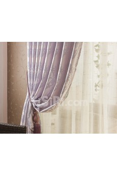 Floral Energy Saving Made to Measure Curtain (Two Panels)