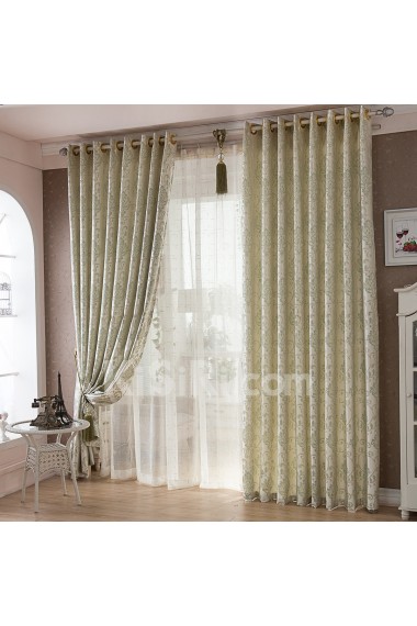 Floral Energy Saving Made to Measure Curtain (Two Panels)