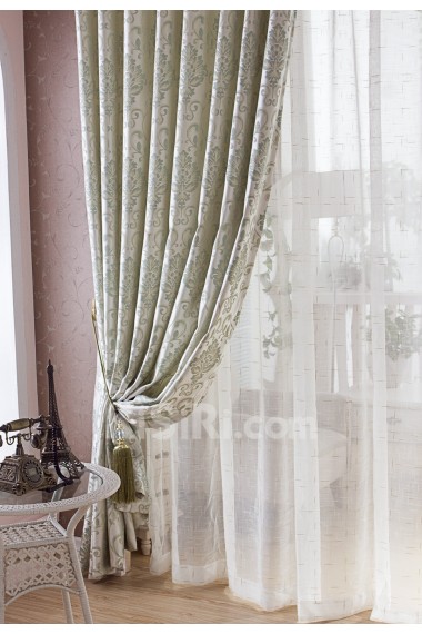 Floral Energy Saving Made to Measure Curtain (Two Panels)