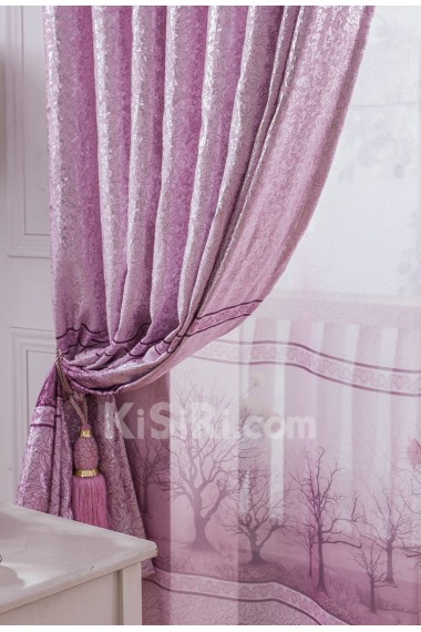 Solid Energy Saving Made to Measure Curtain (Two Panels)