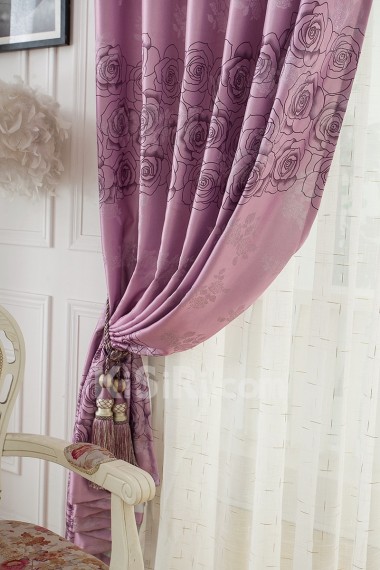 Floral Energy Saving Made to Measure Curtain (Two Panels)