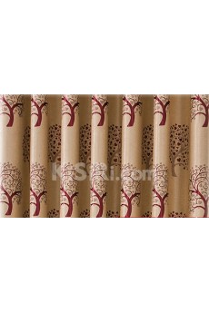 Floral Energy Saving Made to Measure Curtain (Two Panels)