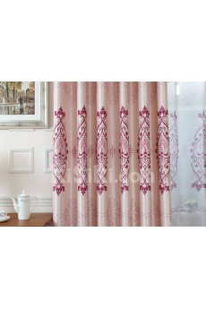 Floral Energy Saving Made to Measure Curtain (Two Panels)