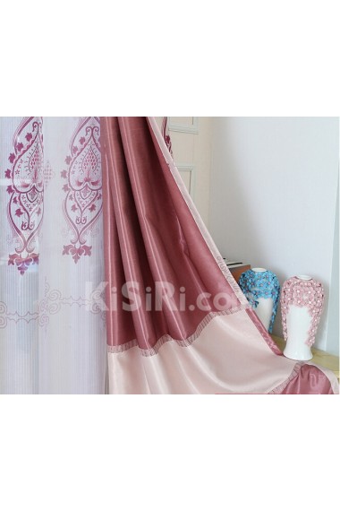 Floral Energy Saving Made to Measure Curtain (Two Panels)