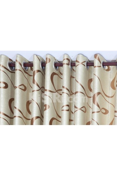 Floral Energy Saving Made to Measure Curtain (Two Panels)