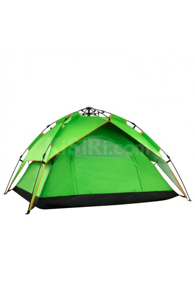 Open Fast Outdoor Rainproof Camping Tent 3-4 Person Sleeping Capacity