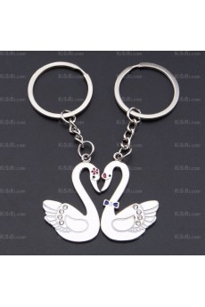 Couples Fashion Zinc Alloy Swan Keychain (A Pair)