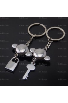 Couples Elegant Zinc Alloy Monkey Keychain (A Pair)