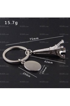 Couples Cheap Small Pendant Zinc Alloy Keychain (A Pair)(Same Style)