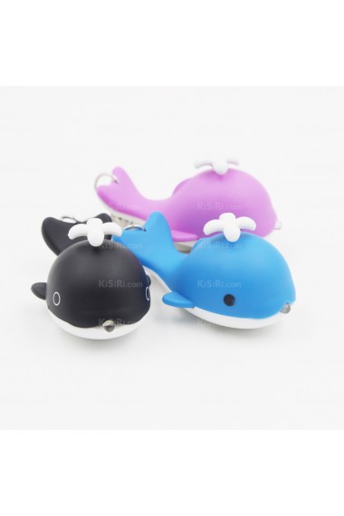 Couples Elegant Whale Keychain (A Pair)(Random Color)