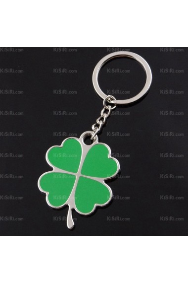 Couples Elegant Zinc Alloy Clover Keychain (A Pair)(Same Style)