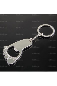 His and Hers Cheap Zinc Alloy Feet Opener Keychain (A Pair)(Same Style)