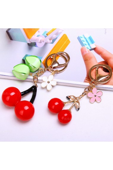 Couples Personalized Cherry Keychain (A Pair)(Random Color)