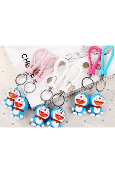 His and Hers Cheap Bag Pendant LED Luminous Jingle Keychain (A Pair)(Random Color)