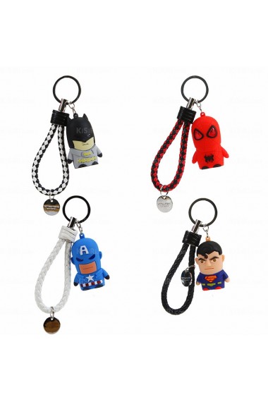 Bag Pendant LED Luminous Avenger Keychain (A Pair)(Random Style)