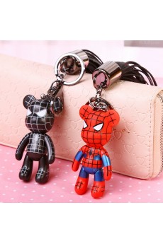 Couples Elegant Tassel Gloomy Bear Keychain (A Pair)