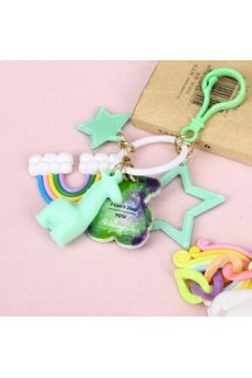 Couples Cheap Rotocast Giraffe Keychain (A Pair)(Random Color)