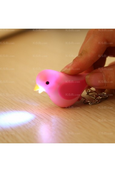 His and Hers Elegant Plastic Birds Keychain (A Pair)(Random Color)