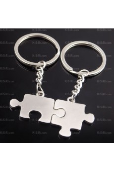 Couples Personalized Zinc Alloy Symbol Keychain (A Pair)