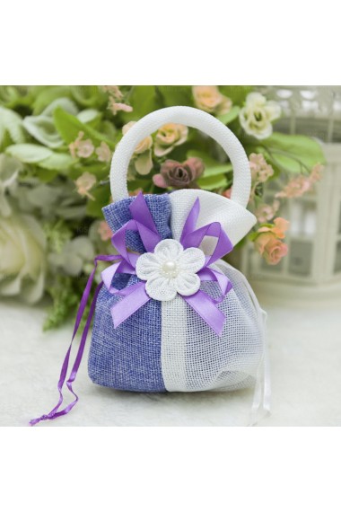 Ribbons Hand-made Exquisite Wedding Favor Bags (12 Pieces/Set)