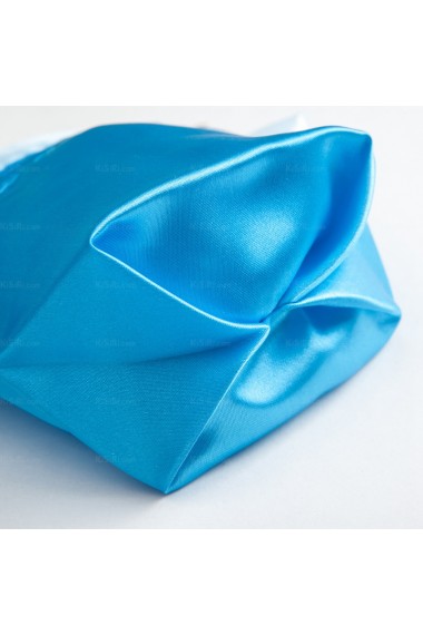 Hand-made Flower Blue Color Classical Wedding Favor Bags (12 Pieces/Set)