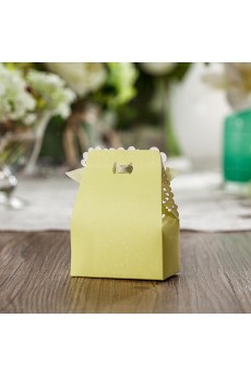 Hollow Ribbons Wedding Favor Boxes (12 Pieces/Set)