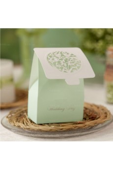 Classical Card Paper Wedding Favor Boxes (12 Pieces/Set)