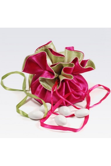 Ribbons Red Exquisite Wedding Favor Bags (12 Pieces/Set)