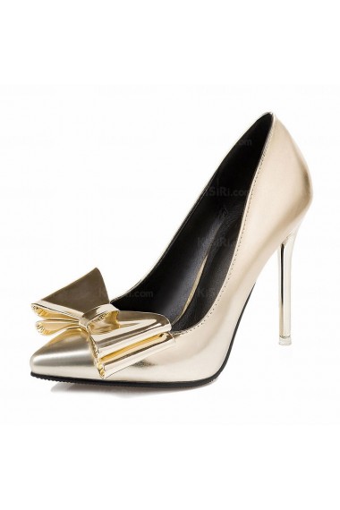 Best Gold Stiletto Heel Party Shoes for Sale (High Heel)