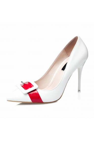 Cheap White Stiletto Heel Party Shoes for Sale (High Heel)