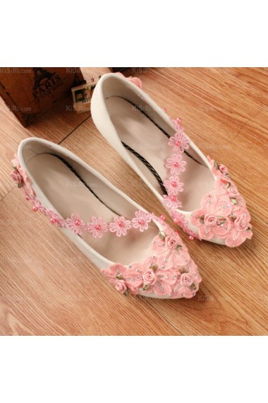 Fashionable Lace Bridal Wedding Shoes with Pearl