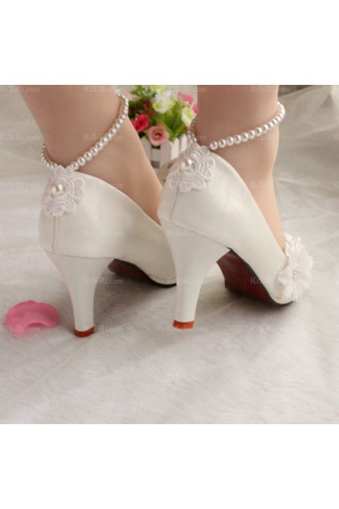 Fashionable Lace Bridal Wedding Shoes with Pearl