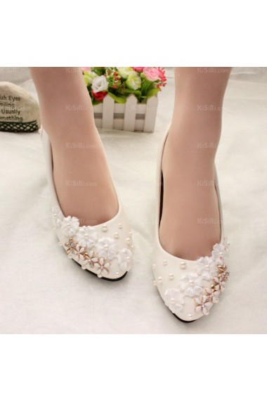 Best Wedding Bridal Shoes with Flower and Pearl